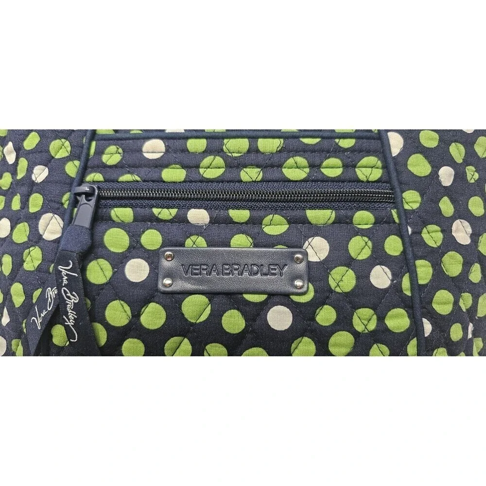 Vera Bradley Hipster Crossbody Lucky Dots Handbag Multicolor- Flaw